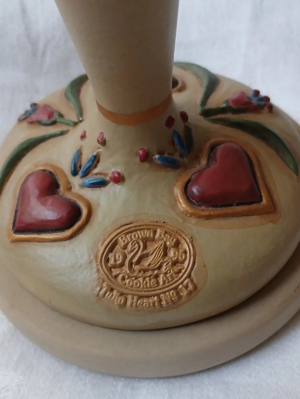 Brown Bag Cookie ButterPress Tulip Heart #17 Used